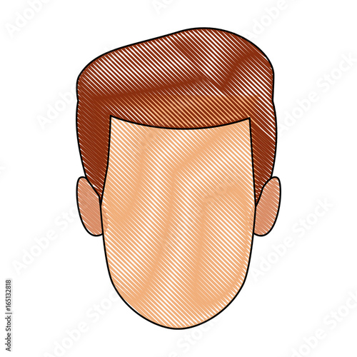 young man avatar character people design