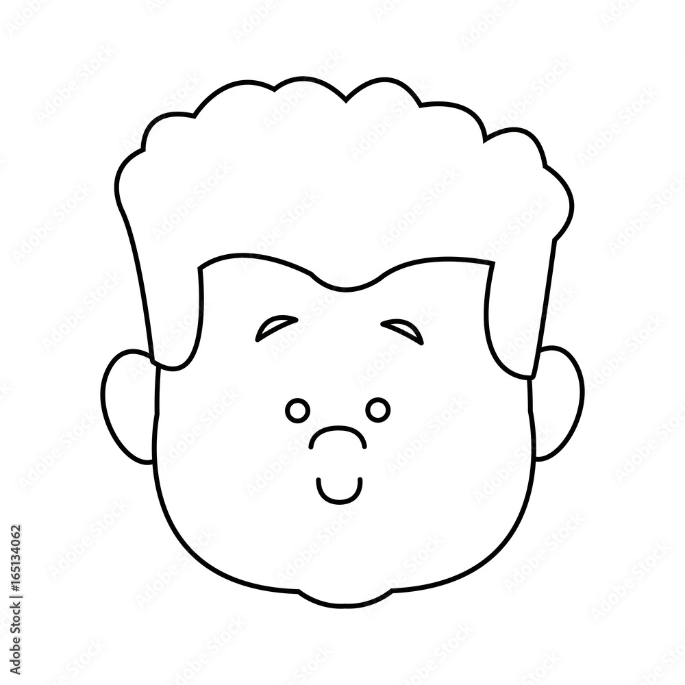 little boy face smile expression cartoon kid little boy face smile expression cartoon kid