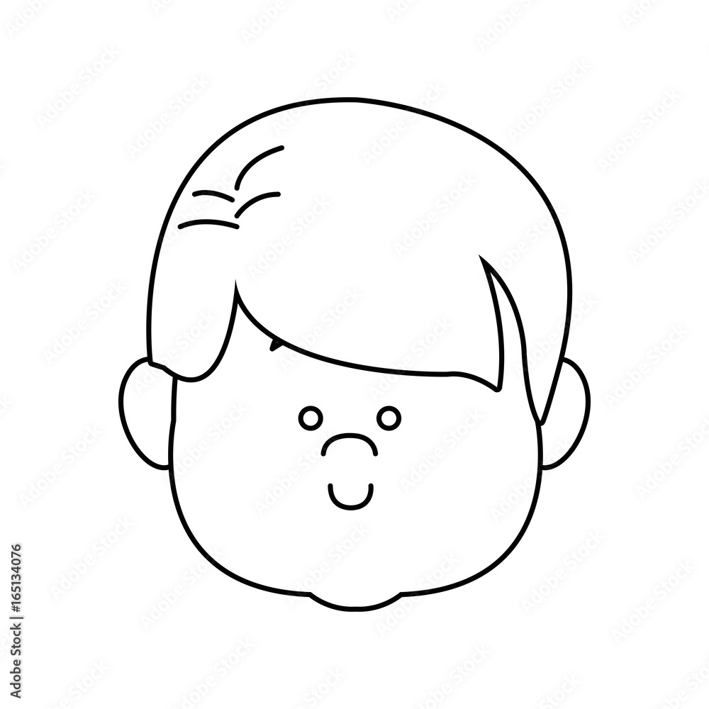 little boy face smile expression cartoon kid little boy face smile expression cartoon kid