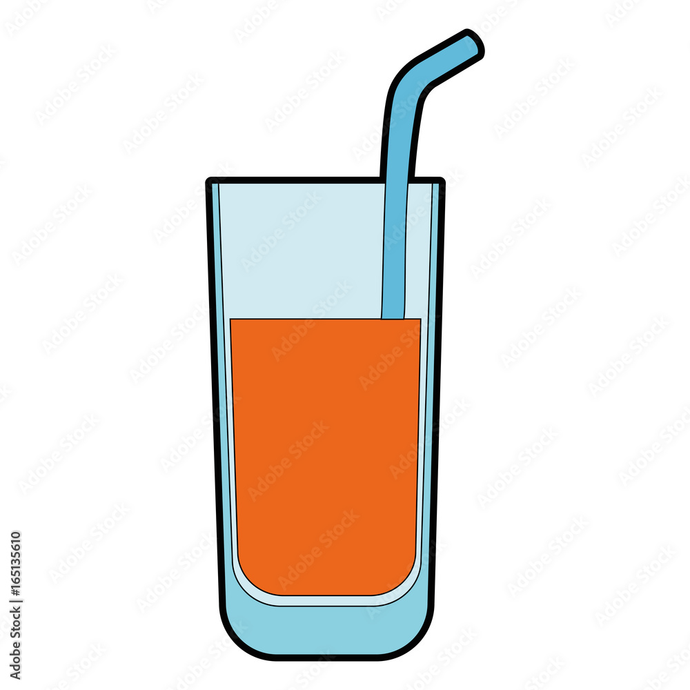 glass with orange juice icon over white background vector illustration glass with orange juice icon over white background vector illustration