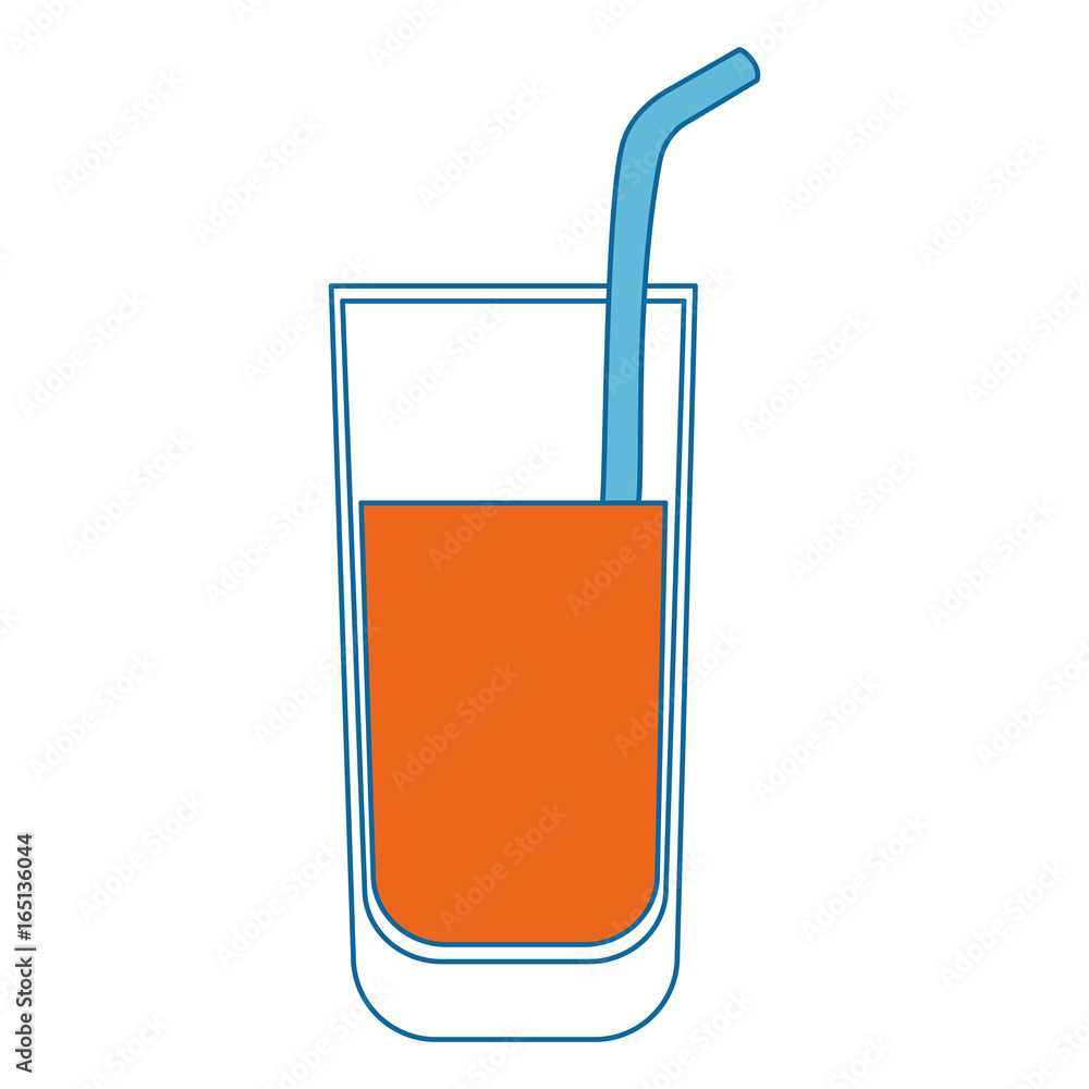 glass with orange juice icon over white background vector illustration glass with orange juice icon over white background vector illustration