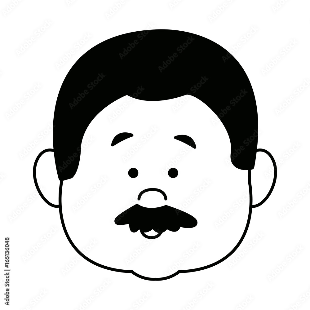cartoon face man person avatar male profile cartoon face man person avatar male profile