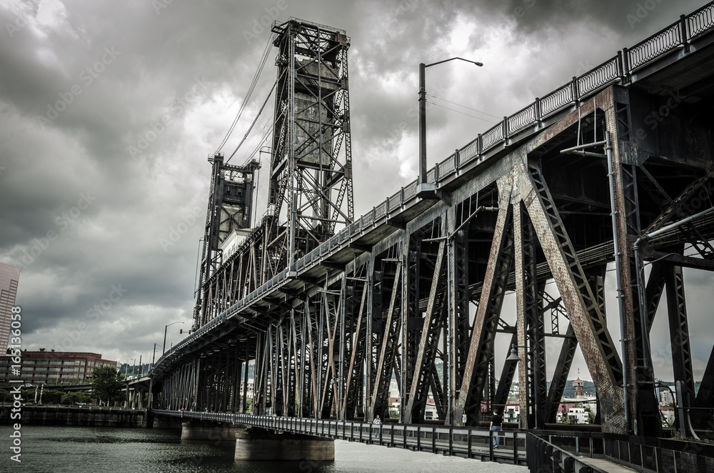 Naklejka premium Steel Bridge