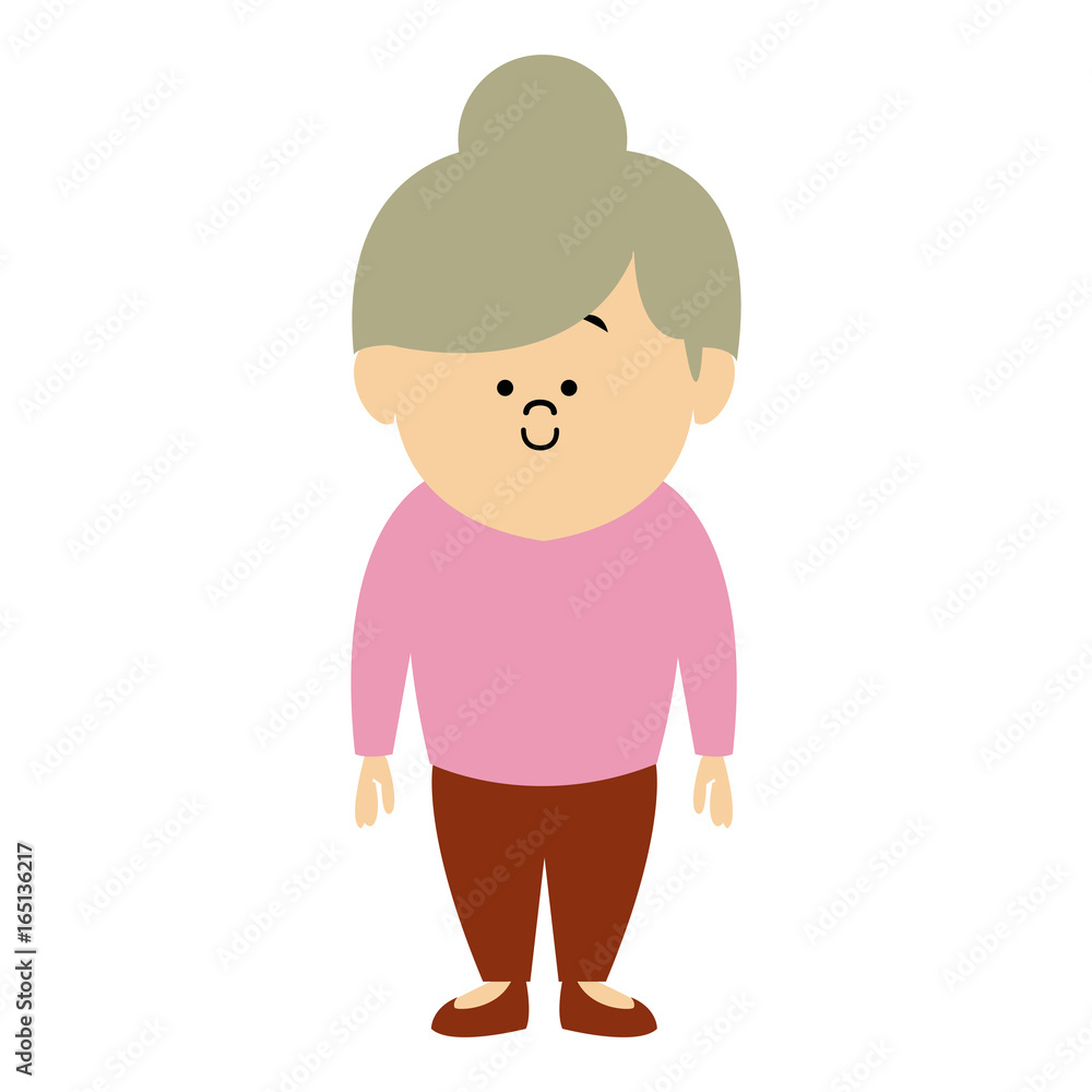 standing woman character people cartoon standing woman character people cartoon