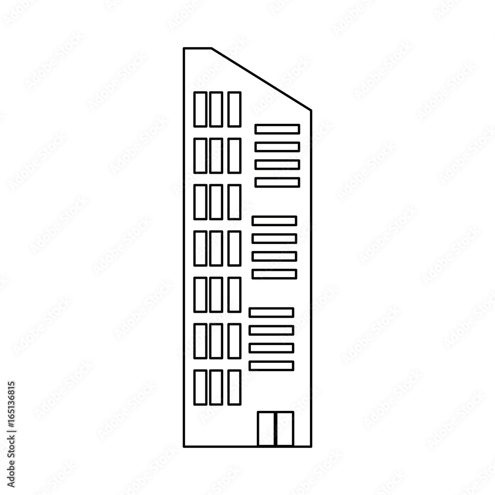 modern building business architecture facade of houses and office in a city modern building business architecture facade of houses and office in a city
