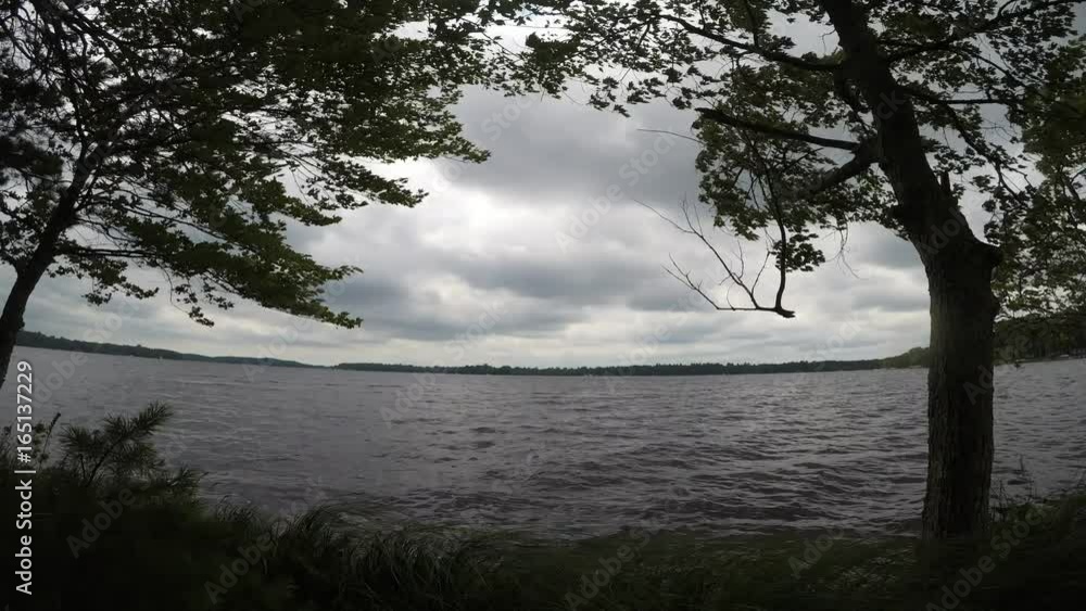 Time Lapse Clouds Over Lake Time Lapse Clouds Over Lake