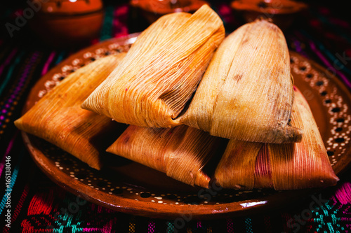tamales mexican food and mexico city photo