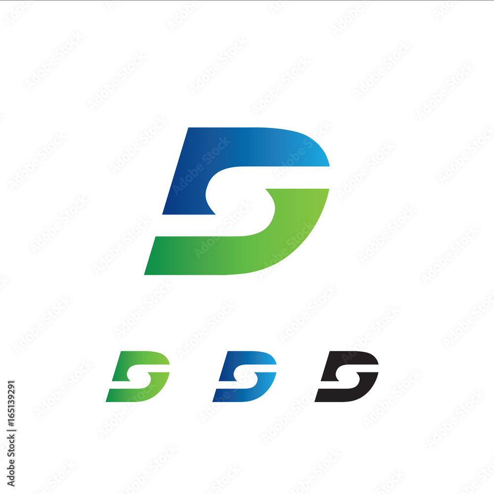 Letter DS logo in simple and creative style Letter DS logo in simple and creative style