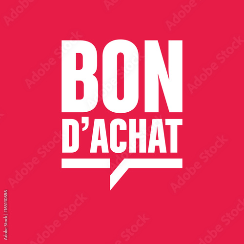 bon d'achat,