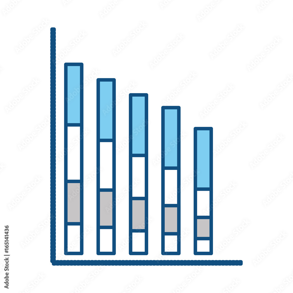 Statistics bars graphic Statistics bars graphic