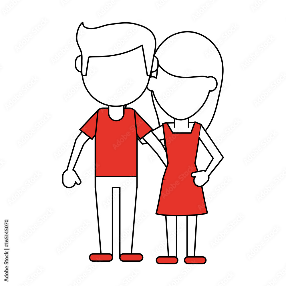 couple vector illustration couple vector illustration