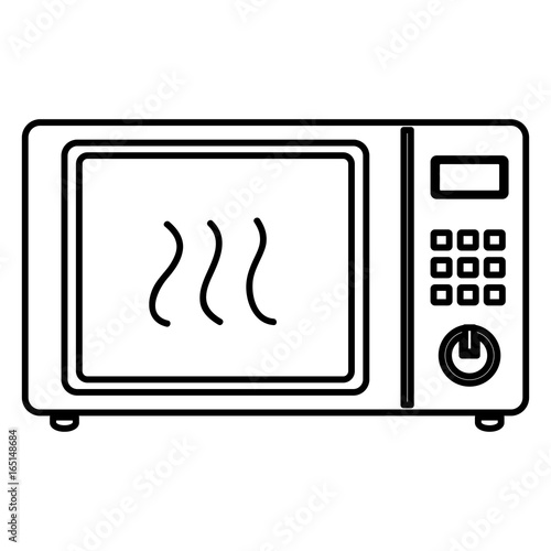 oven microwave isolated icon vector illustration design