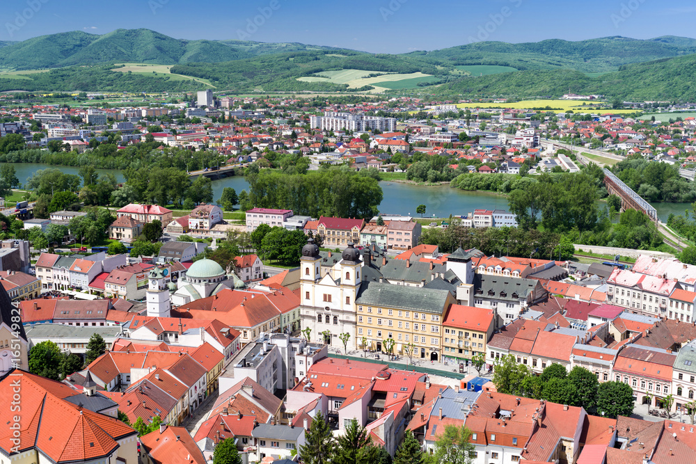 View from Trencin castle, Slovakia