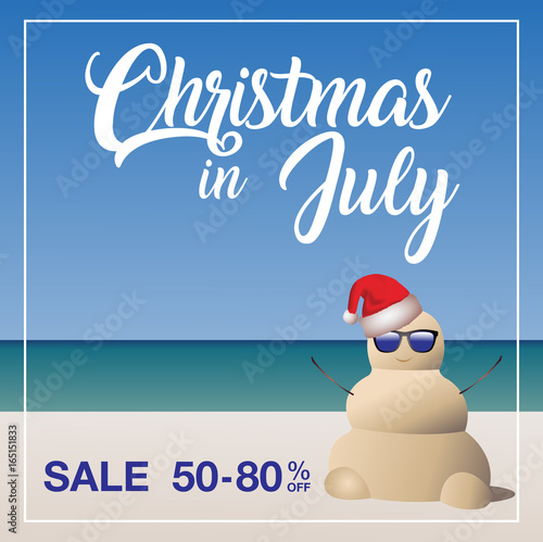 Christmas in July Sale Banner