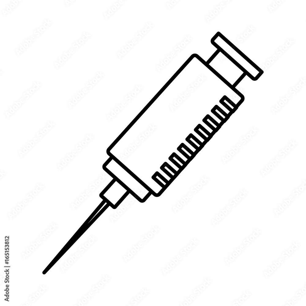 Fototapeta premium syringe icon image