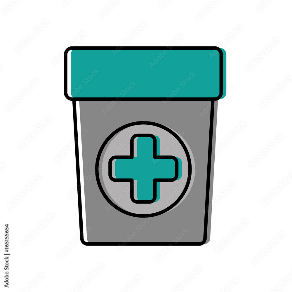 Obraz premium medicine bottle icon