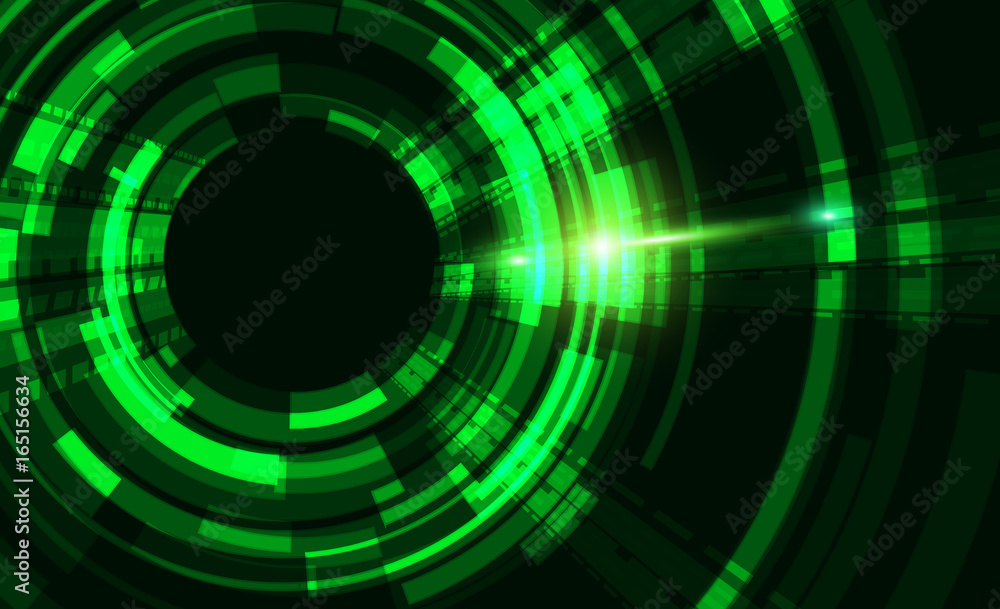 Fototapeta premium Futuristic abstract background, science and technology concept.