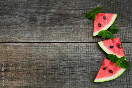 Slices of watermelon