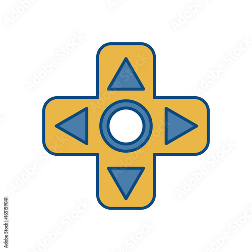 Free Download videogame controller arrows icon - GFXLoad