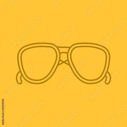 Sunglasses color linear icon