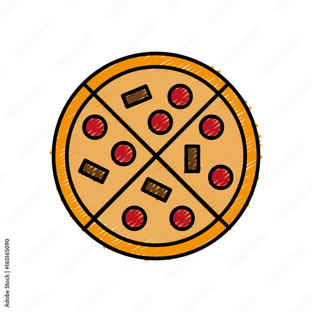 Obraz premium fast food design