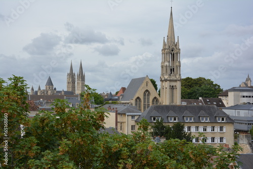 Caen depuis les remparts du château
