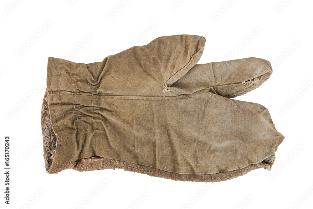 Fototapeta premium Old Dirty Work Gloves