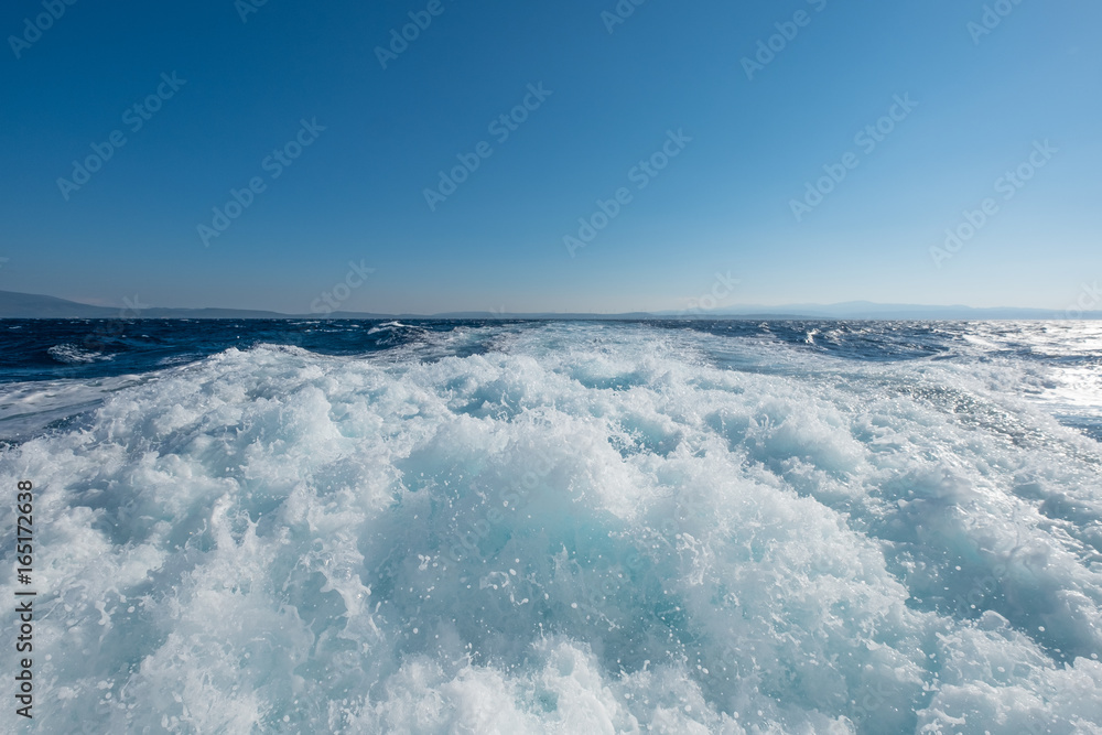 Water Splash over Aegean Sea