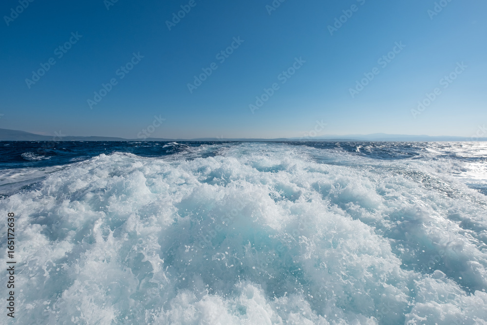 Obraz premium Water Splash over Aegean Sea