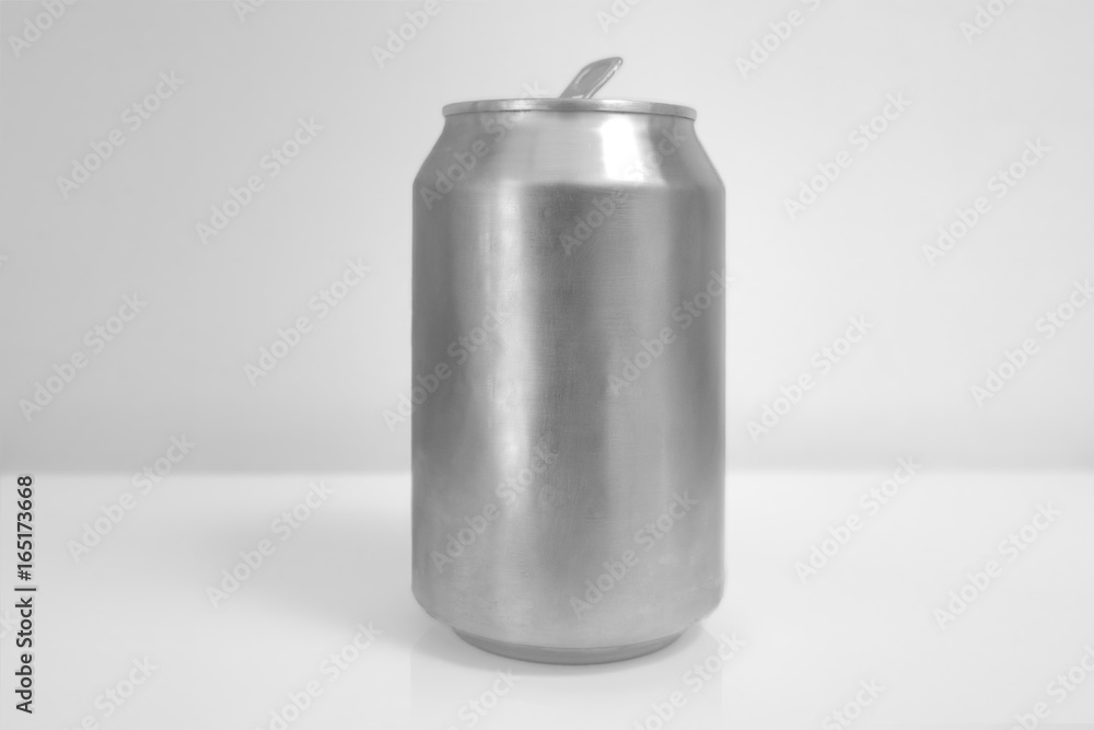 Aluminum Soda Can over White Background Aluminum Soda Can over White Background