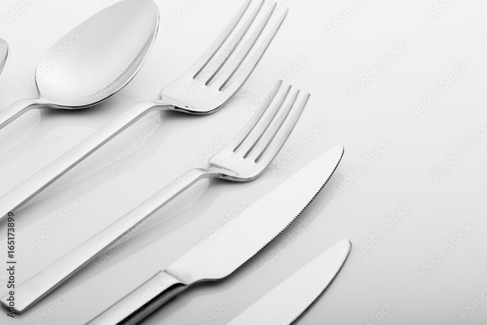 Cutlery set with fork knife and spoon Cutlery set with fork knife and spoon