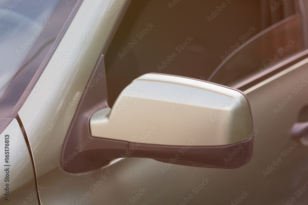Side rear view mirror of a car Side rear view mirror of a car