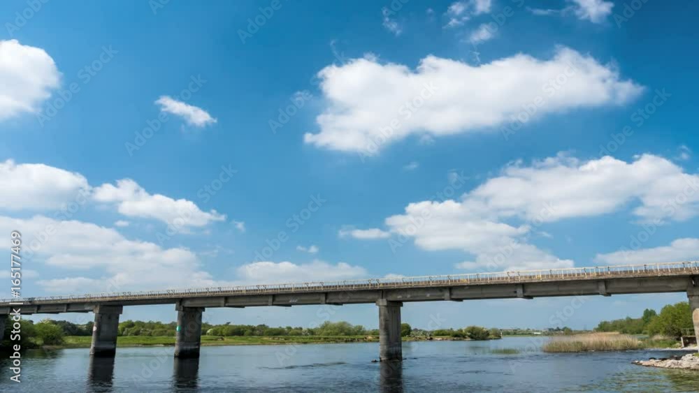 Timelapse of Train crossing Tay Rail Bridge Athlone, Ireland Timelapse of Train crossing Tay Rail Bridge Athlone, Ireland