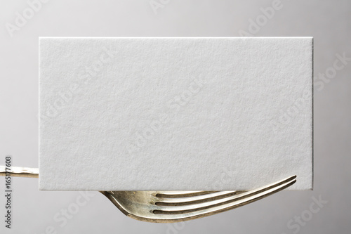 business card mockup for restaurant or chef
