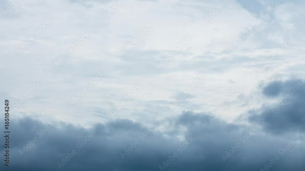 Time lapse of storm clouds moving fast Time lapse of storm clouds moving fast