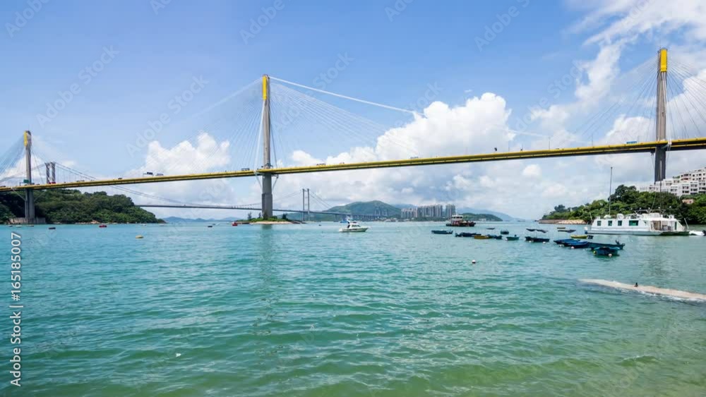 Ting Kau bridge in Hong Kong Ting Kau bridge in Hong Kong