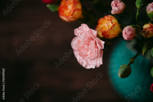 Pink Flowers in a Vase 