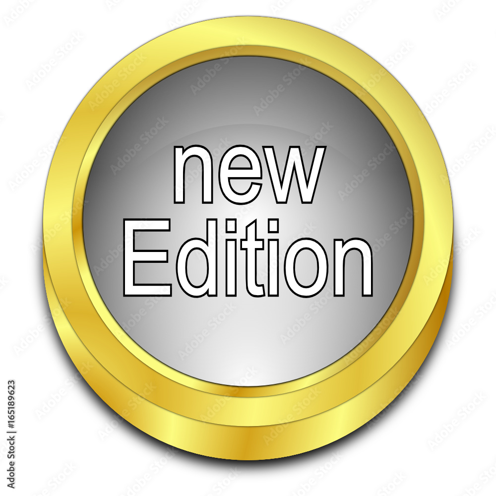 New Edition Button - 3D illustration