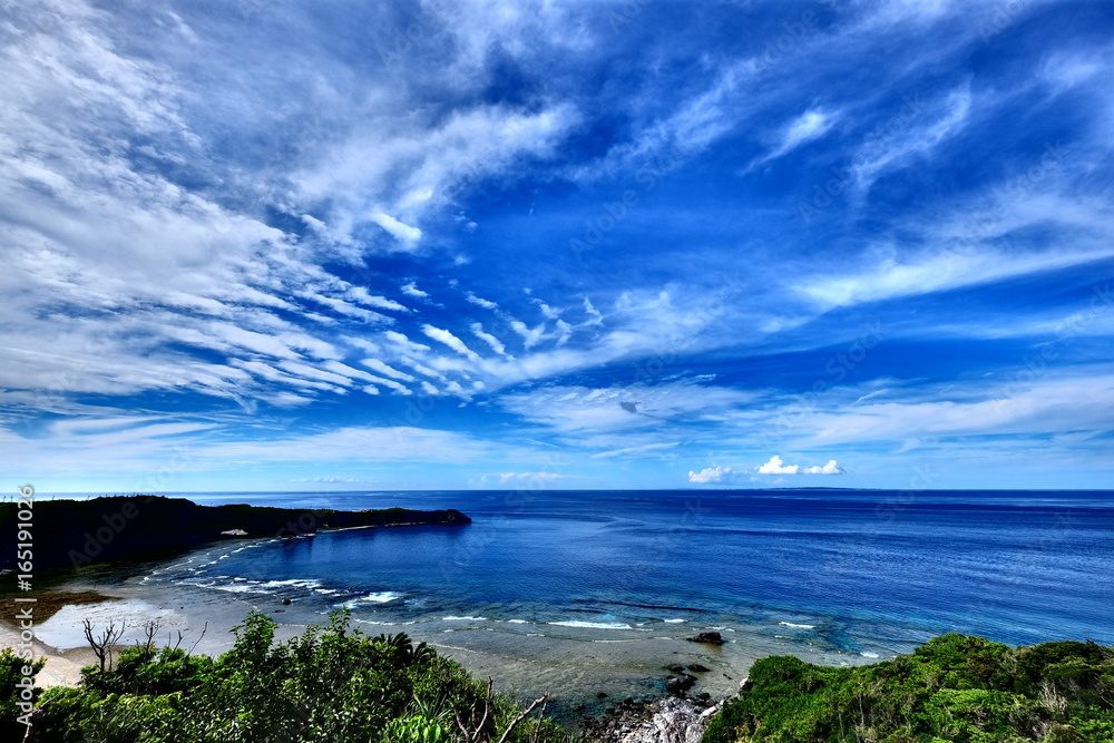 沖縄　辺戸岬の風景