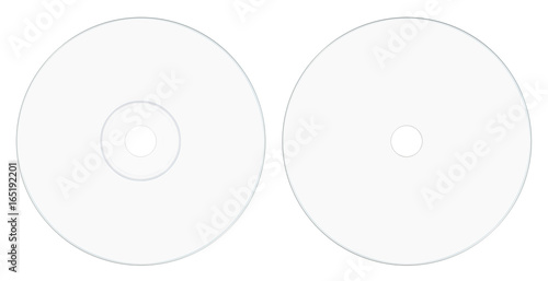disc label side white