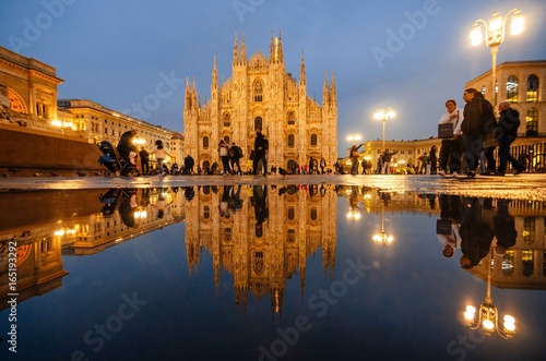 Obraz na płótnie Duomo Reflection w salonie