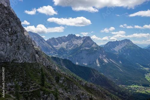 Berg Alpen Zugspitze Ehrwald Österreich Wandern