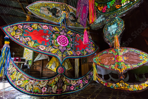  Traditional moon kite or locally known as 