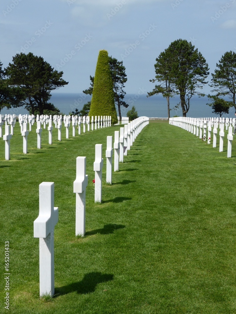 Soldatenfriedhof in der Normandie 