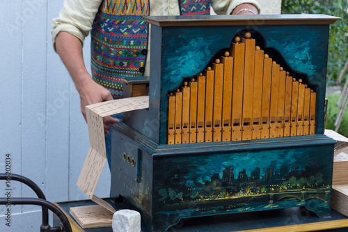 Obraz na płótnie Orgue de barbarie