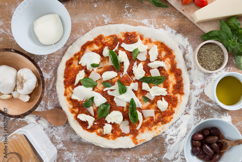 fresh home made pizza
