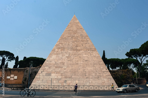 Pyramid of Cestius - Rome, Italy