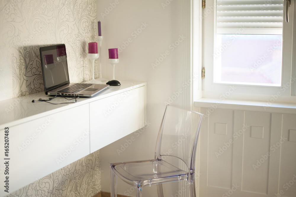 Home freelance workplace interior Home freelance workplace interior