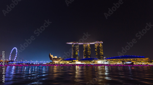 The Marina Bay Sands Hotel and the ArtScience Museum