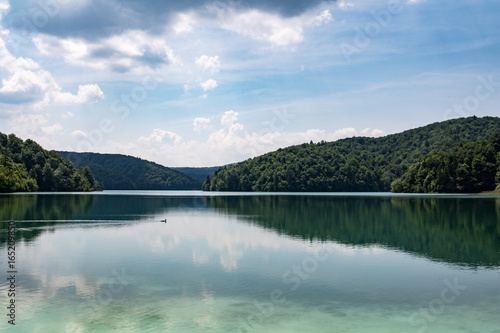 Fototapeta Naklejka Na Ścianę i Meble -  Im Nationalpark Plitvicer Seen in Kroatien